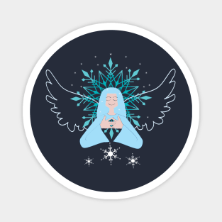 Winter Angel Magnet
